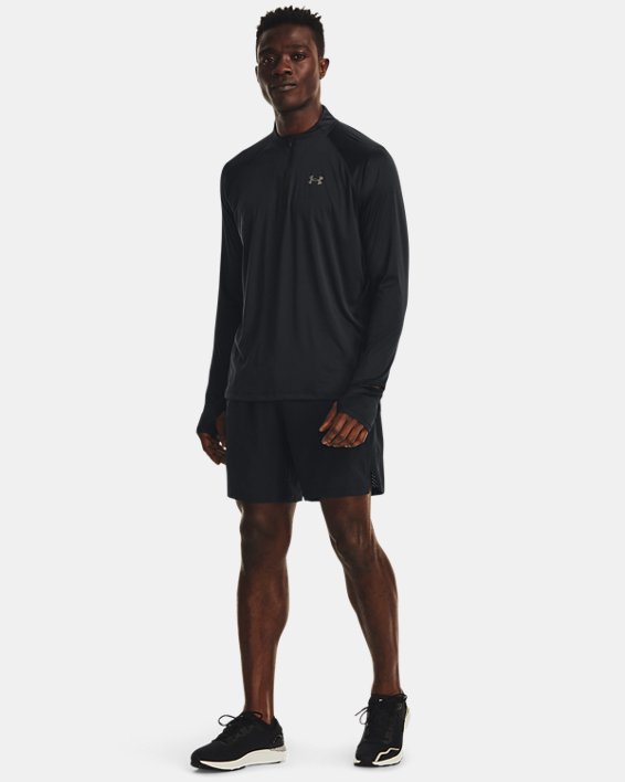 Men's UA Run Up The Pace 7'' Shorts, Black, pdpMainDesktop image number 2